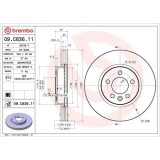 Set disc frana Vw Amarok (2ha) 09.10-, Fata, 332X30mm, ventilat, BREMBO