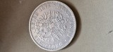 Germania 5 funf mark 1874 D , argint