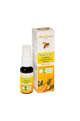 SPRAY GAT PROPOLIS,PIN,SL. F.ALCOOL 20ML foto