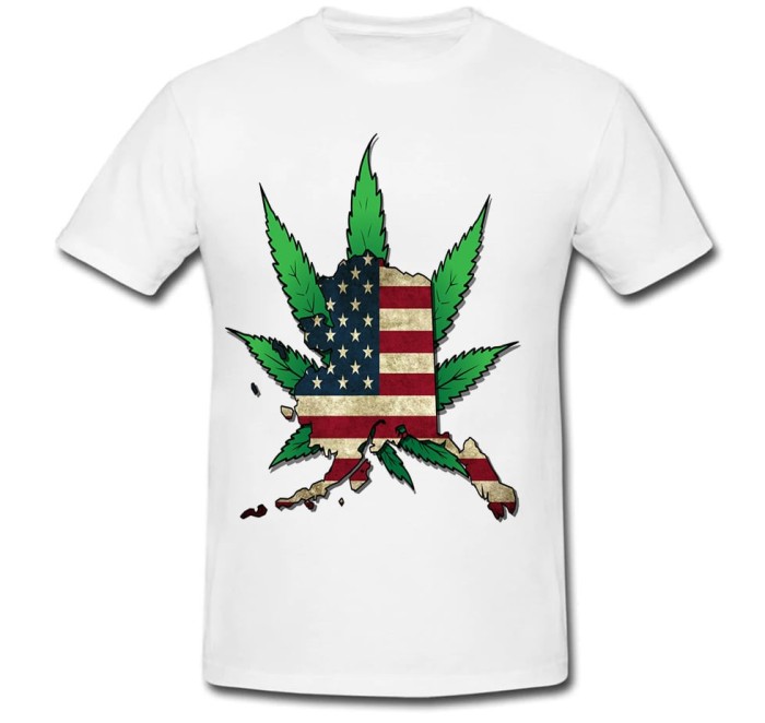 Tricou &quot; Marijuana Alaska &quot;