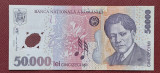 Romania, 50,000 Lei 2001, George Enescu, Aunc, polimer, seria ...2449