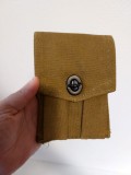 ** Teaca de panza kaki de prins la brau la curea, pentru cutit / briceac, etc