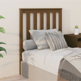 Tăblie de pat, maro miere, 81x6x101 cm, lemn masiv de pin, vidaXL