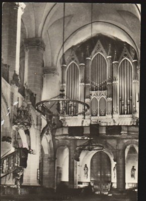 CPI B12912 CARTE POSTALA - BRASOV. BISERICA NEAGRA. ORGA SI AMVONUL foto
