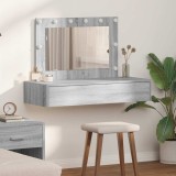 vidaXL Masă de Machiaj cu sertar Gri 100 x 40 x 70 cm Lemn compozit