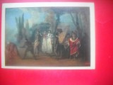HOPCT 23478 SATIRA FIZICIANULUI- ANTOINE WATTEAU 1684-1721 --MUZEE RUSIA - CP PICTURA --NECIRCULATA