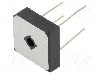 Punte redresoare, 35A, 50V, capsula MBR-25W, DC COMPONENTS - GBPC35005W