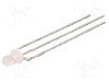 Dioda LED, 3mm, ro&amp;#351;ie/verde, {{Luminozitate}}, 20mA, 2...2,4/2,1...2,4V, LITEON - LTL1BEKVJNN