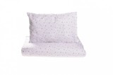 Lenjerie patut 120x60 cm, 3 piese model stelute roz