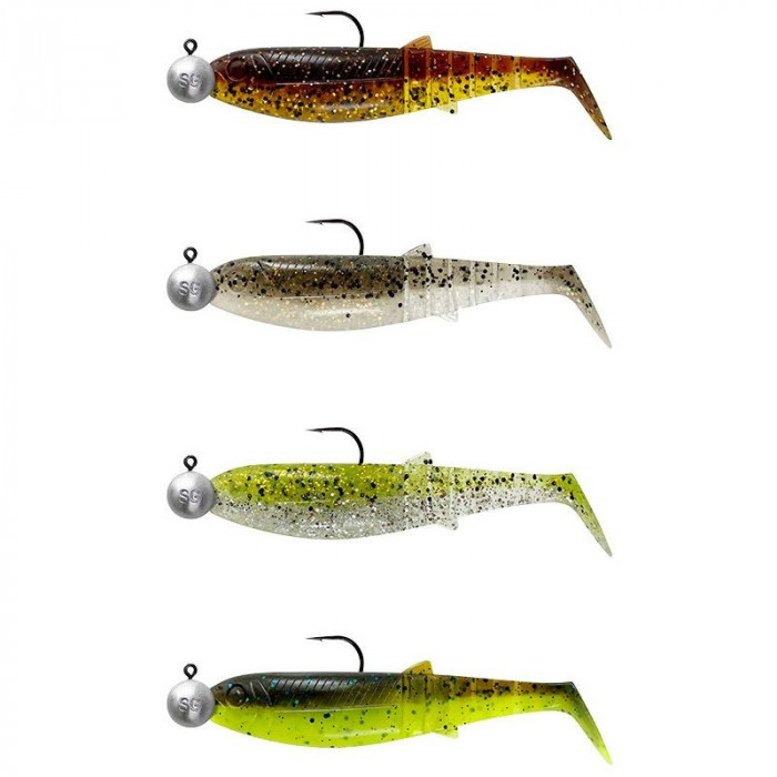 Savage Gear momeală de cauciuc Cannibal Shad Clearwater Mix 8cm 5g, 4pcs