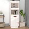 VidaXL Dulap &icirc;nalt, alb, 34x40x108,5 cm, lemn masiv de pin 820153