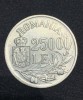 Moneda 25000 lei 1946 argint
