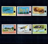 Anguilla 1979 - Fauna, flora, animale, plante, supratipar valori noi, serie neuzata