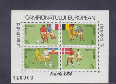 A11 TX2 12 - 1984 - Turneul final al CE de fotbal - blocuri de patru foto