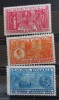 Romania 1932 - Al IX-lea Congres International de Istoria Medicinei, Nestampilat