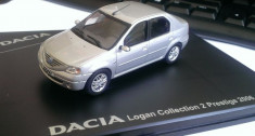 Macheta Dacia Logan Prestige 2006 - metalica, noua, 1/43 foto