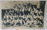 SCOALA PRIMARA NR. 1 , FETE , CALARASI , CLASA A IV -A , FOTOGRAFIE DE GRUP , PREZINTA URME DE UZURA , 1941