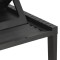 Sezlong, antracit, plastic - 5