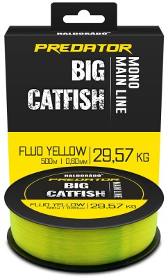 Haldorado - Fir Predator Catfish Line Mono Fluo Yellow - 0.60mm / 500m foto