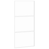 Cumpara ieftin Usa glisanta, alb, 102,5x205 cm, sticla securizata/aluminiu