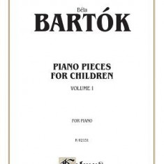 Piano Pieces for Children, Volume 1