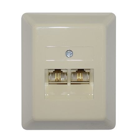 PRIZA 8P4C DUBLA - 01-7100