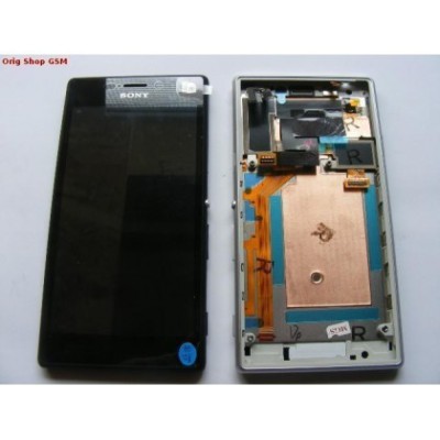 Display LCD cu Touchscreen Sony Xperia M2 DUAL Negru Original foto