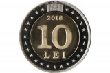 SV * Moldova 10 LEI 2018 UNC * Aniversare 25 Ani Introducerea Monedei Naționale, Europa, Cupru-Nichel
