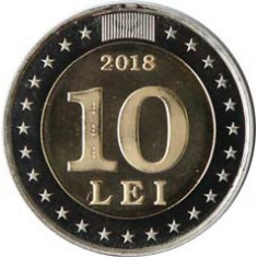 SV * Moldova 10 LEI 2018 UNC * Aniversare 25 Ani Introducerea Monedei Naționale