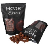 Boilies Tare HOOKBAITS Fishmeal Catch HD, Squid Strawberry, 20mm, 1kg