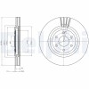 DELPHI BG4176C Disc frana