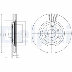 DELPHI BG4176C Disc frana