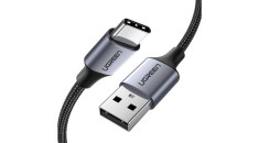 Ugreen USB - Cablu USB tip C cablu de &icirc;ncărcare rapidă pentru &icirc;ncărcare rapidă a datelor și &icirc;ncărcare 2.0 3A 1m - gri (60126)