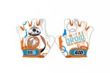 MANUSI PENTRU BICICLETA SEVEN, MODEL STAR WARS, ALB PORTOCALIU, Pegas