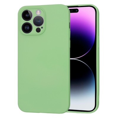 Husa silicon iPhone 14 Pro Max Techsuit SoftFlex, verde deschis foto