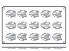 Forma silicon flexibila, mini Madeleins foto