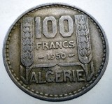 7.350 ALGERIA OCUPATIE FRANCEZA 100 FRANCS FRANCI 1950
