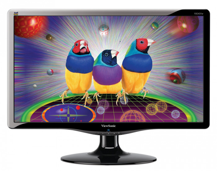 Monitor VIEWSONIC VA2431WM, 24 Inch Full HD LCD, VGA, DVI, Grad A- NewTechnology Media