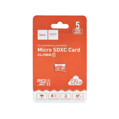 Card MicroSD 128GB (Clasa 10) Hoco foto