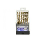 Set burghie metalice 19 piese, 1-10mm, Geko G38244