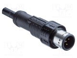 Conector M12 8 PIN tată A-DeviceNet/CANopen 30V AMPHENOL LTW
