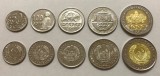 UZBEKISTAN █ SET COMPLET DE MONEDE █ 50, 100, 200, 500, 1000 Sum █ 2018-2022 UNC, Asia