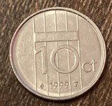 C50 - Moneda foarte veche - Olanda - 10 centi - 1999