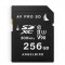 Card de memorie Angelbird AV Pro SD SDXC, 256GB, UHS-II, Class 10, V90, U3, black