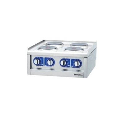 Masina de gatit electrica profesionala de banc cu 4 plite foto