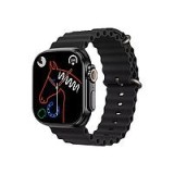Ceas Smartwatch Ultra 2 BLACK, Ecran Amoled 2.2&quot;, Bluetooth 3.0, Monitorizare Somn, Ritm Cardiac, 3 Brățări, &Icirc;ncărcare Wireless, IP67
