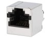 Conector RJ45 Ecranat Cat6 Drept BEL FUSE 8p8c pentru PCB THT