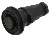 Conector circular BULGIN PXV0795/S mufă mamă 12 pini 5A 50V fără contacte