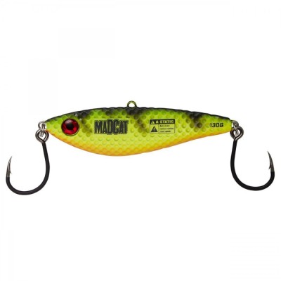 Vobler Somn Vertical Jig Madcat Vibratix Firetiger UV 14cm 130g foto