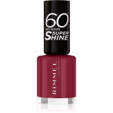 Rimmel 60 Seconds Super Shine lac de unghii culoare 710 Oh My Cherry 8 ml